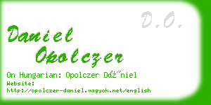 daniel opolczer business card